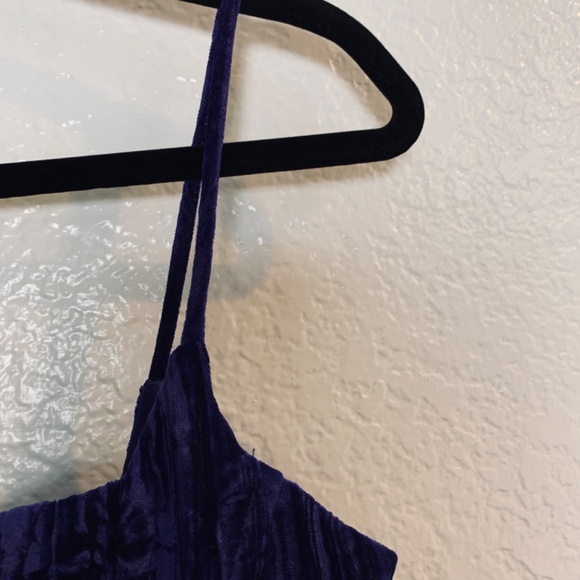 Vintage Jessica McClintock Corset Gown Size 8 Purple Velvet Taffeta Prom Goth - Picture 4 of 16